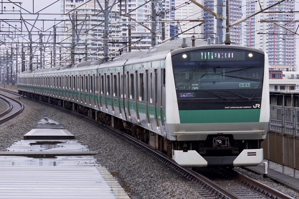 JR東E233系ハエ117編成<br class="br-sp" />(川117編成)(カワ117編成)の写真