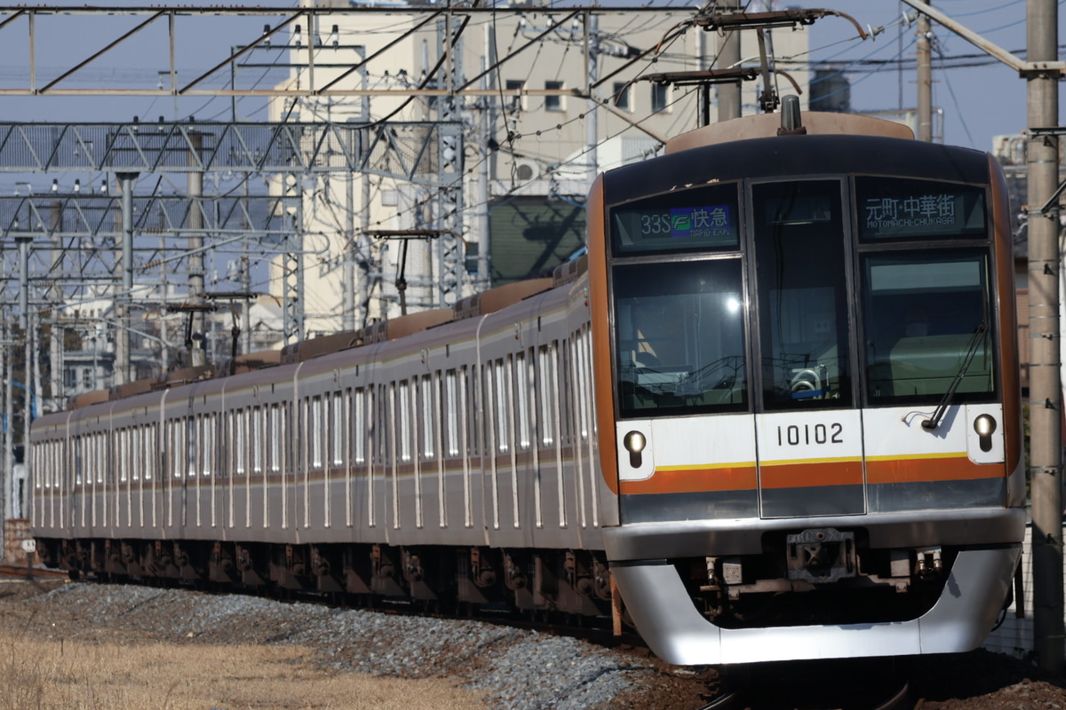 東京メトロ 和光検車区 10000系 10102F