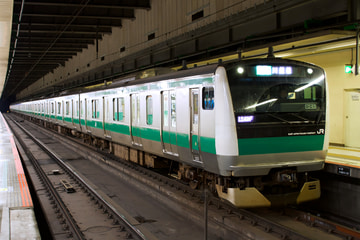 JR東日本E233系ハエ133編成を大宮駅で撮影した画像
