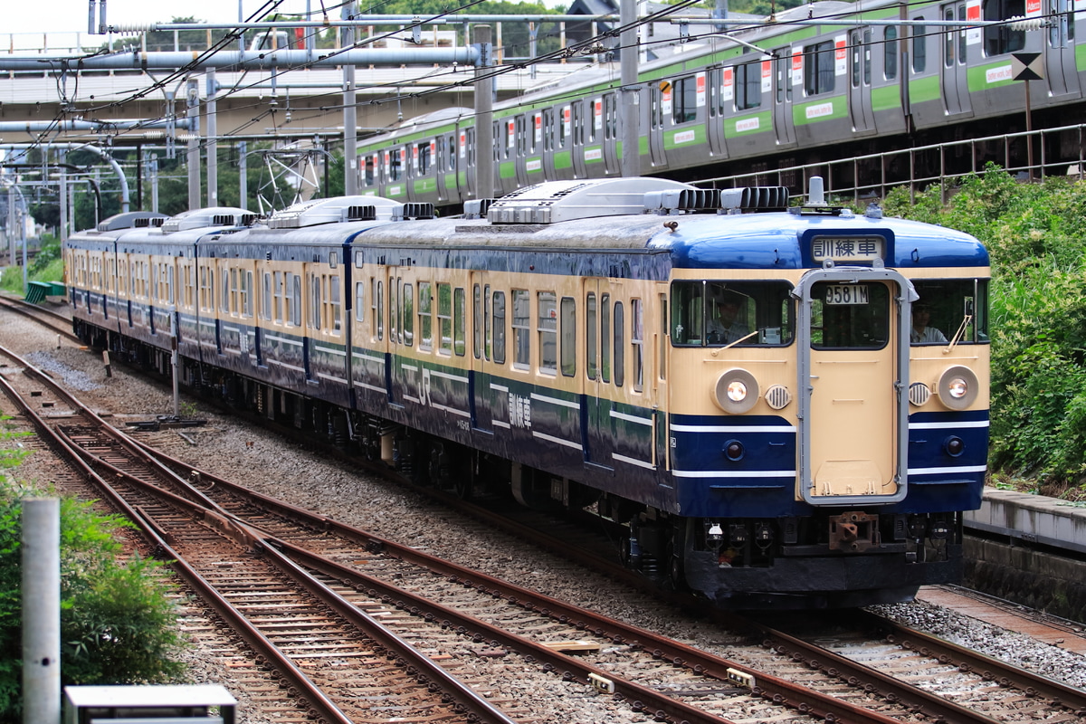 JR東日本 豊田車両センター本区 115系 訓練車