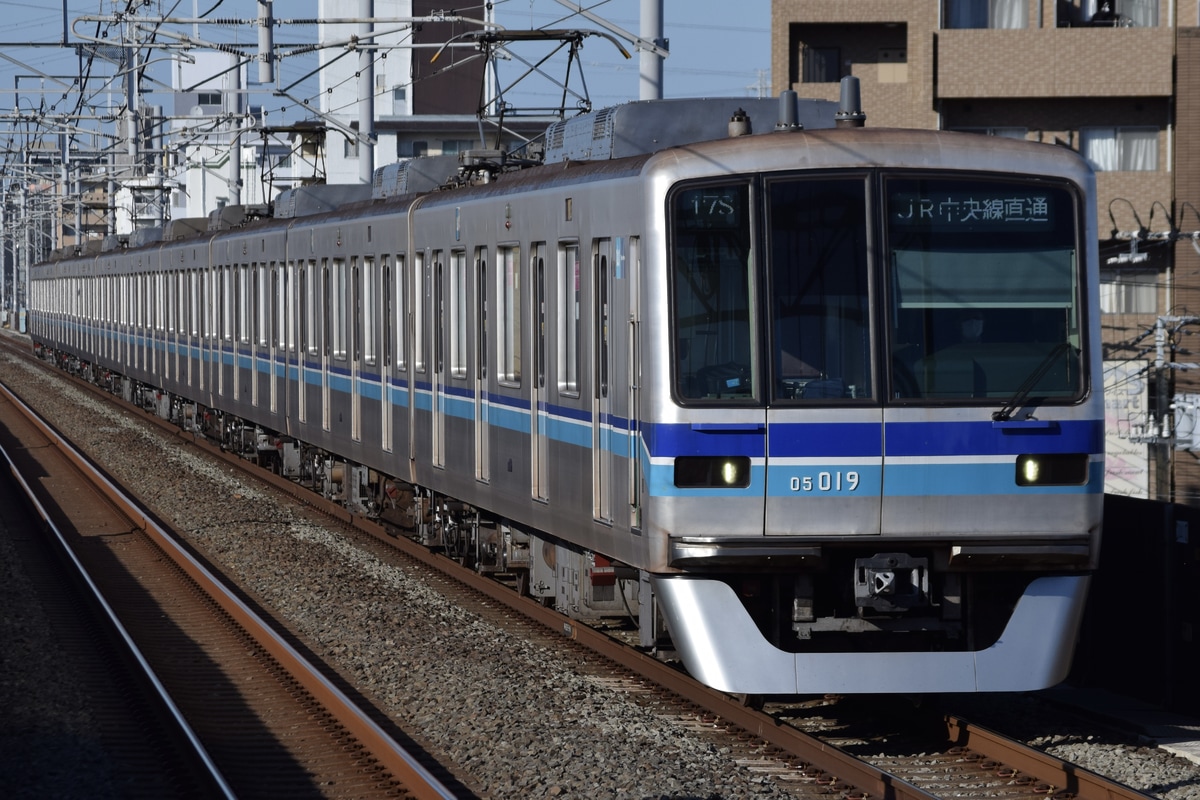 東京メトロ 深川検車区 05系 05-119F