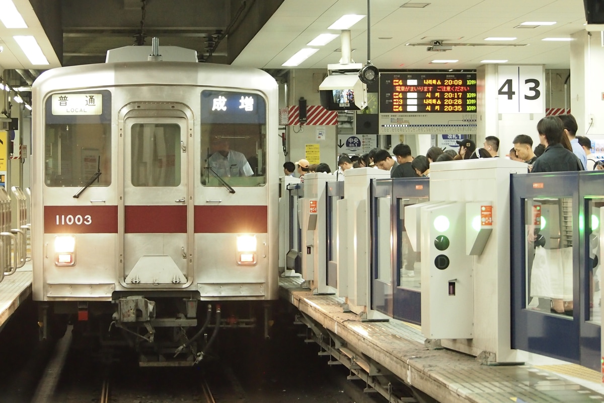 東武鉄道 森林公園検修区 10000系 11003F
