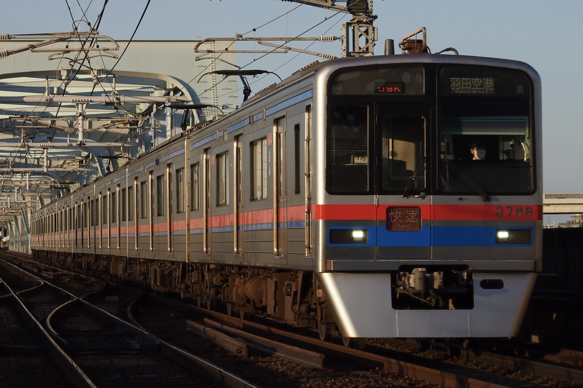 京成電鉄 宗吾車両基地 3700形 3788F