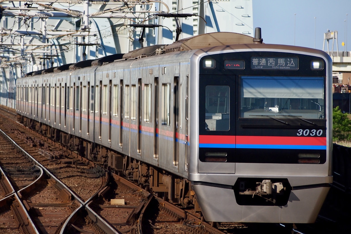 京成電鉄 宗吾車両基地 3000形 3030F