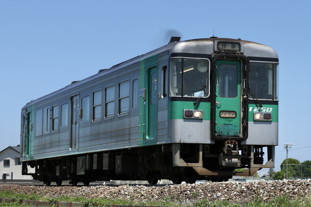 JR四国 徳島運転所 1200形 1250