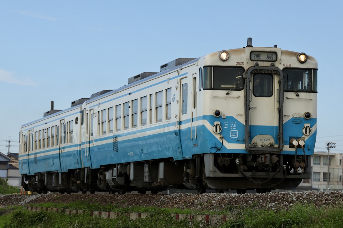 JR四国 徳島運転所 キハ40形 2107