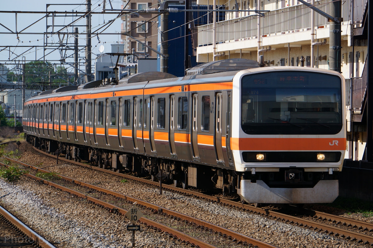 JR東日本 京葉車両センター 209系 ケヨM74編成