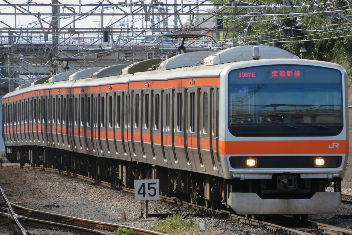JR東日本 京葉車両センター E231系 ケヨMU38編成