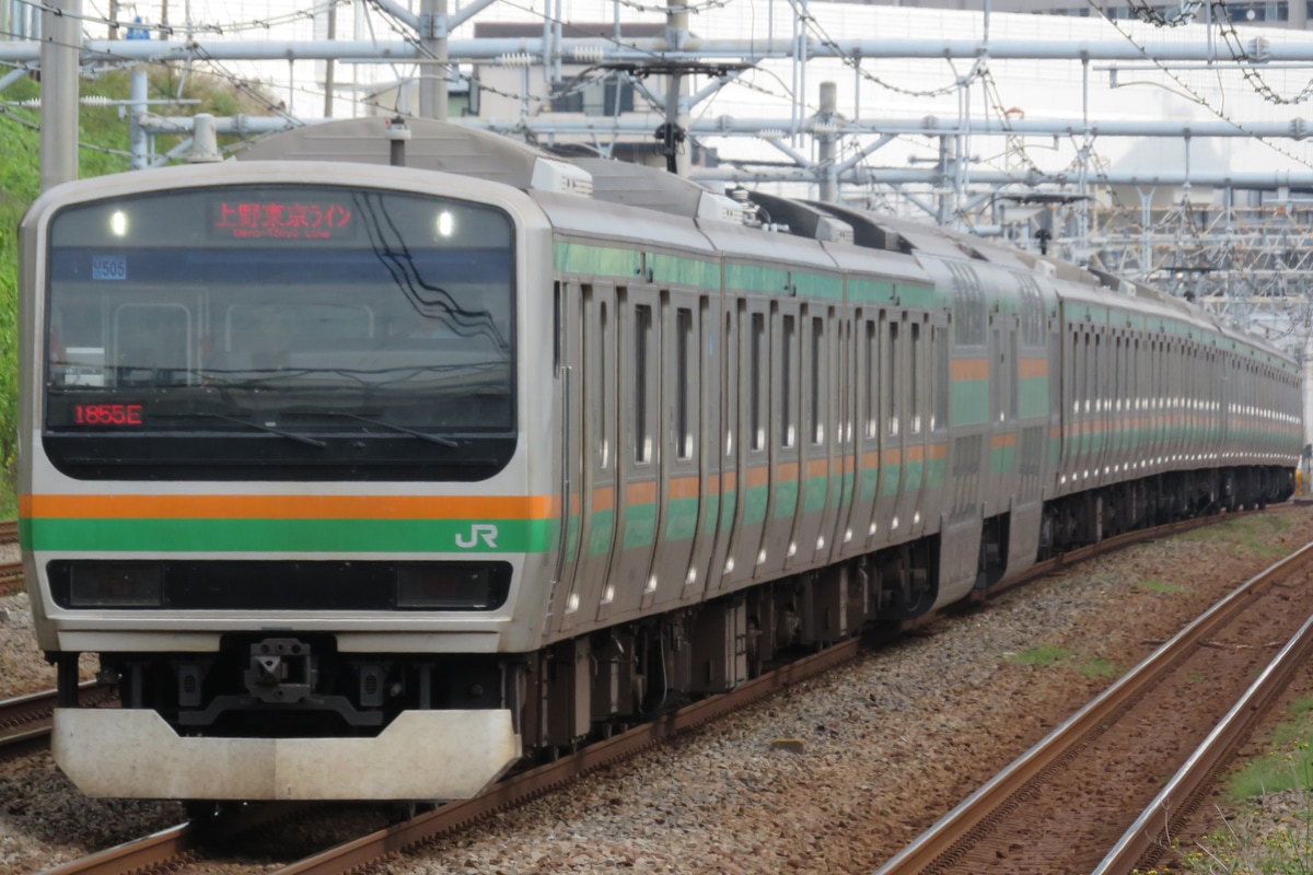 JR東日本 小山車両センター E231系 ヤマU505編成
