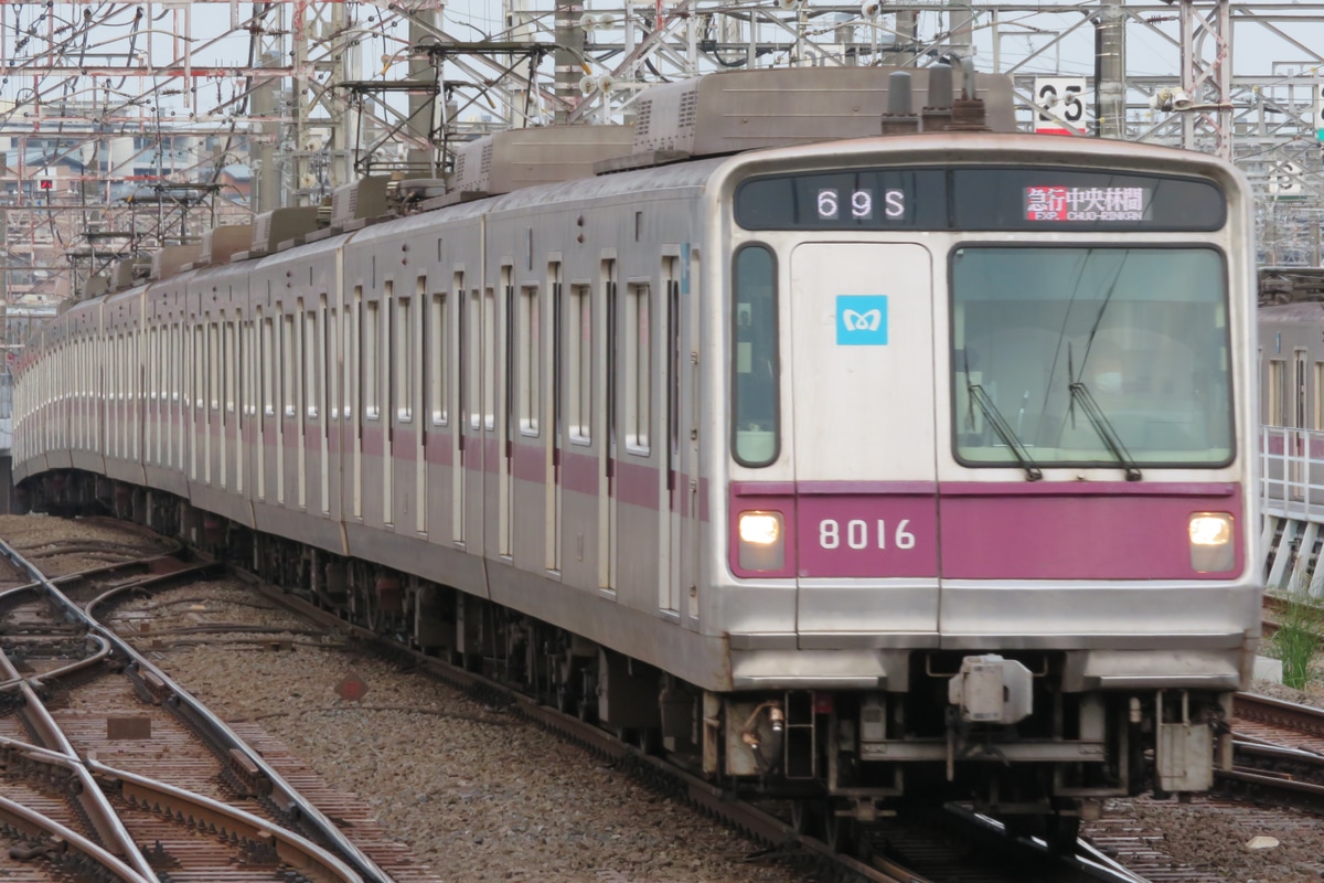 東京メトロ 鷺沼検車区 8000系 8116F