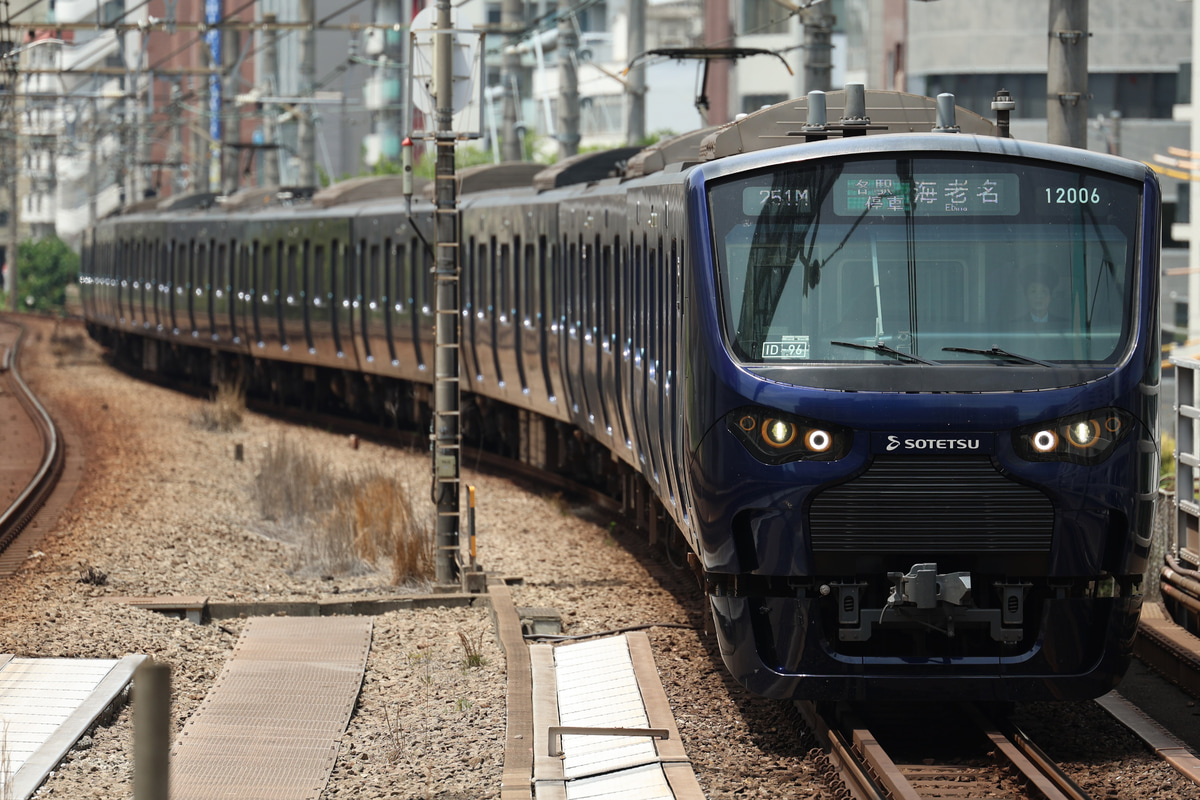相模鉄道 かしわ台車両センター 12000系 12106F