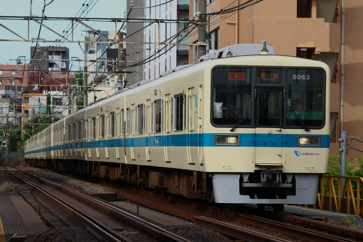 小田急電鉄 喜多見検車区 8000系 8063F