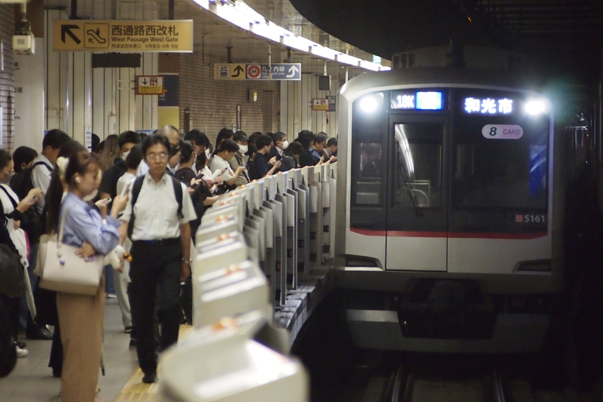 東急電鉄 元住吉検車区 5050系 5161F