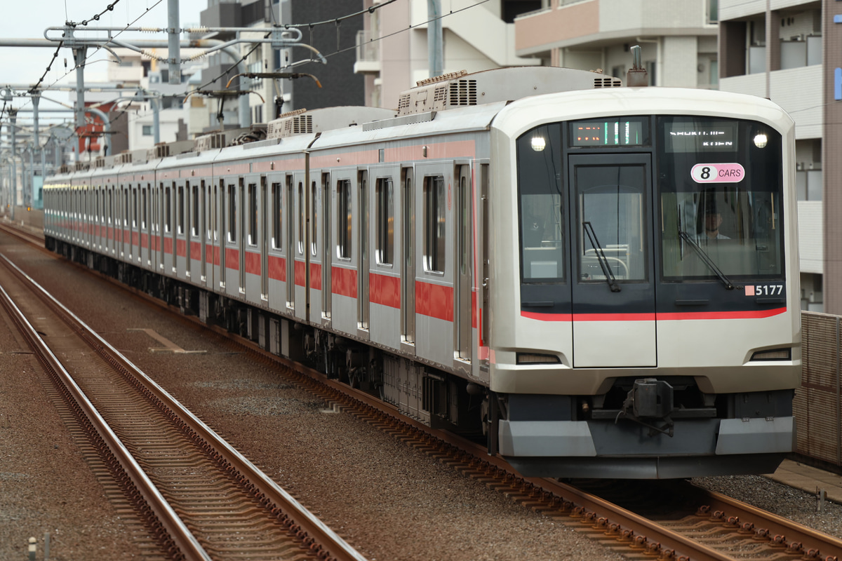 東急電鉄 元住吉検車区 5050系 5177F