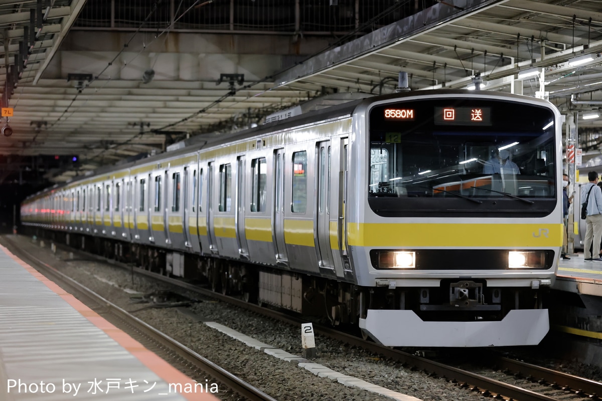 JR東日本 三鷹車両センター E231系 ミツB12編成