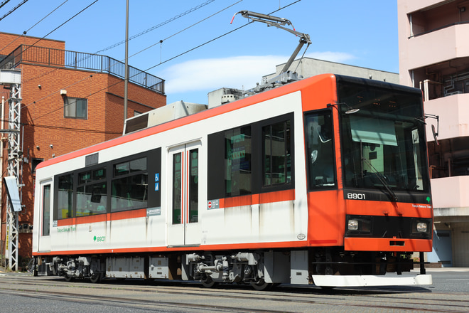 荒川車両検修所8900形8901を不明で撮影した写真