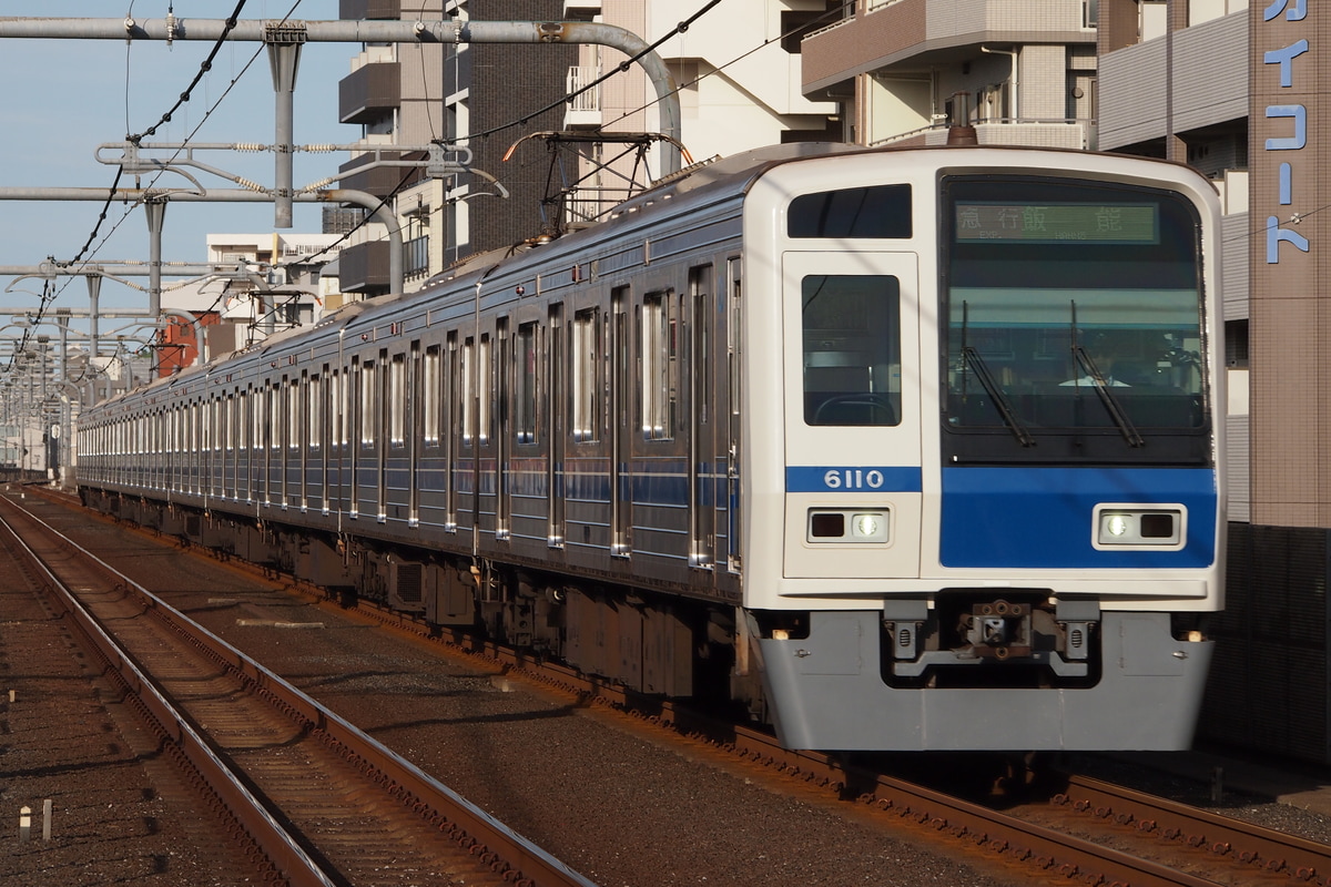 西武鉄道 池袋線車両所小手指車両基地 6000系 6110F