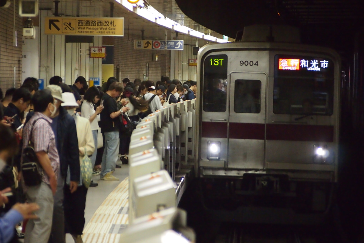 東武鉄道 森林公園検修区 9000系 9104F