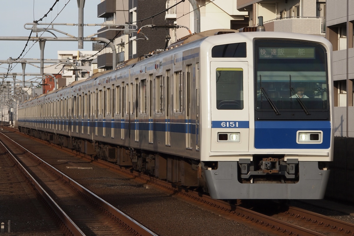 西武鉄道 池袋線車両所小手指車両基地 6000系 6151F