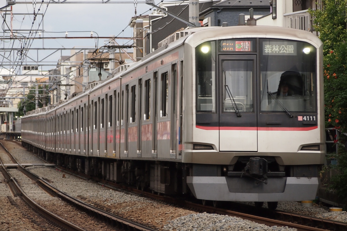 東急電鉄 元住吉検車区 5050系 4111F