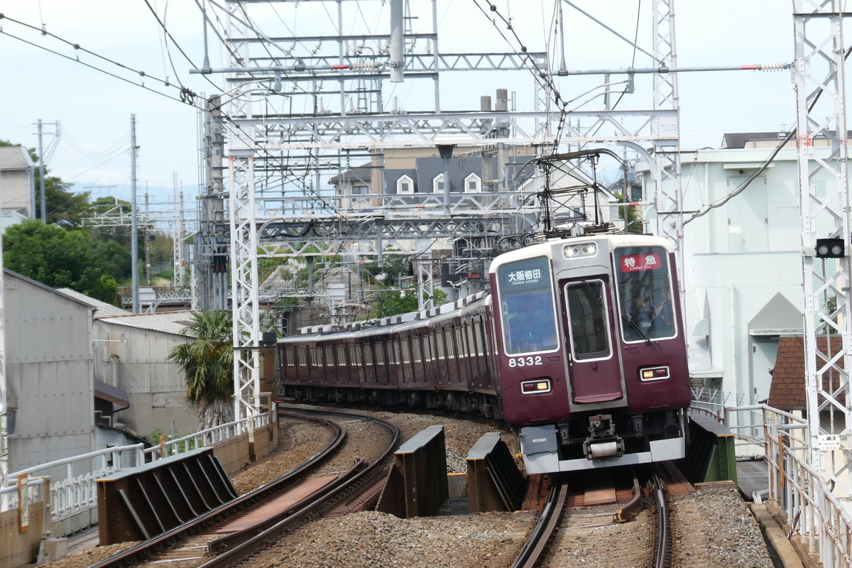 阪急電鉄 正雀車庫 8300系 8332F