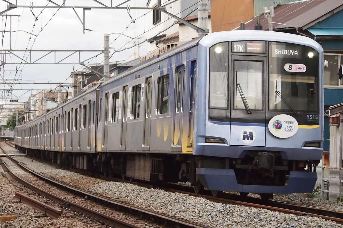 横浜高速鉄道 元住吉検車区 Y500系 Y515F
