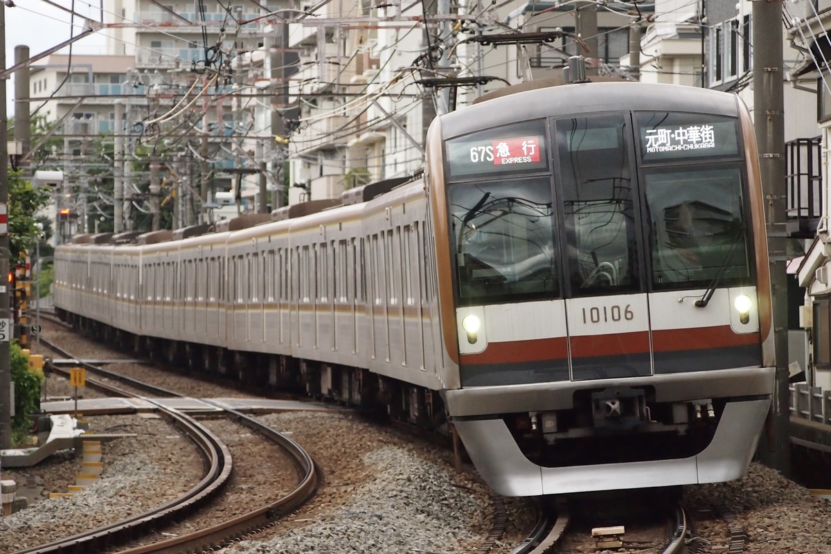 東京メトロ 和光検車区 10000系 10106F