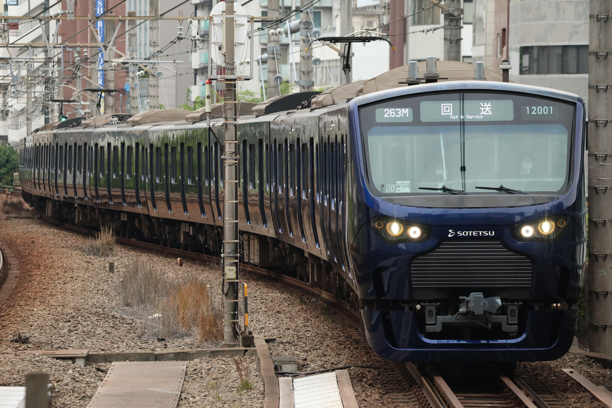 相模鉄道 かしわ台車両センター 12000系 12101F
