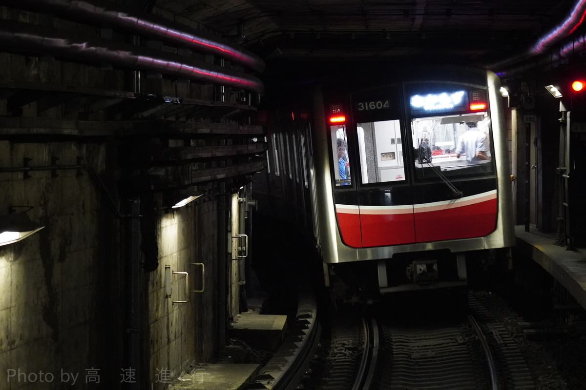 大阪市高速電気軌道 中百舌鳥検車場 30000系 31604F