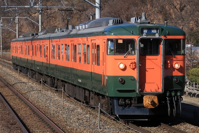 115系S3編成を千曲駅で撮影した写真