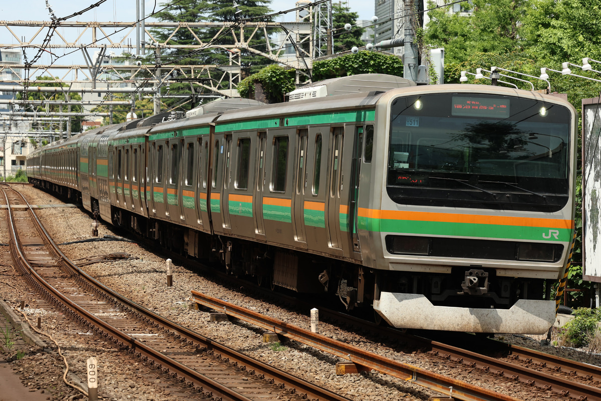 JR東日本 小山車両センター E231系 ヤマU511編成