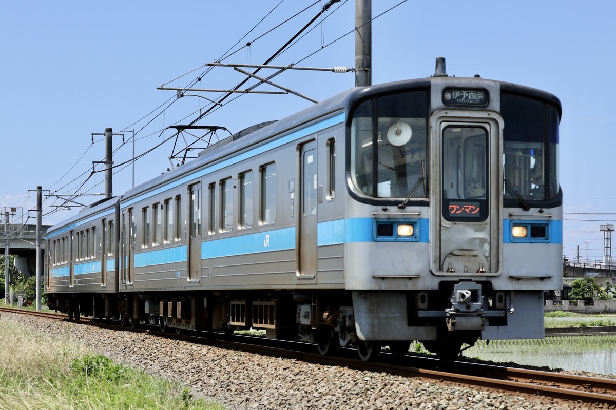 JR四国 松山運転所 7000系 7025