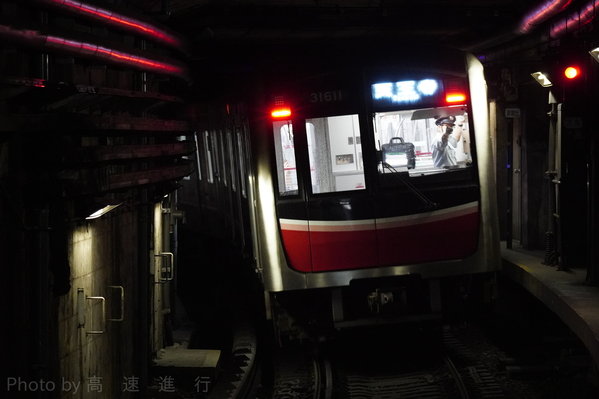 大阪市高速電気軌道 中百舌鳥検車場 30000系 31611F