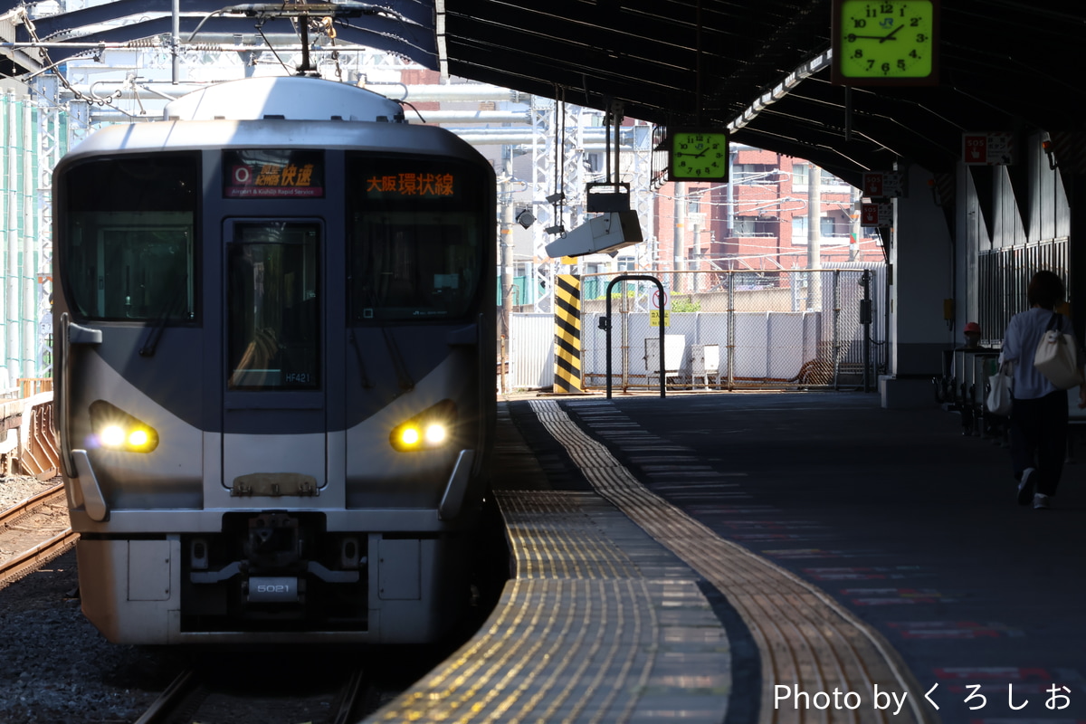 JR西日本 吹田総合車両所日根野支所 225系 HF421編成