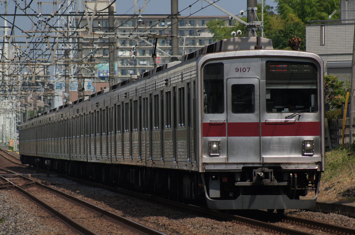 東武鉄道 森林公園検修区 9000系 9107F