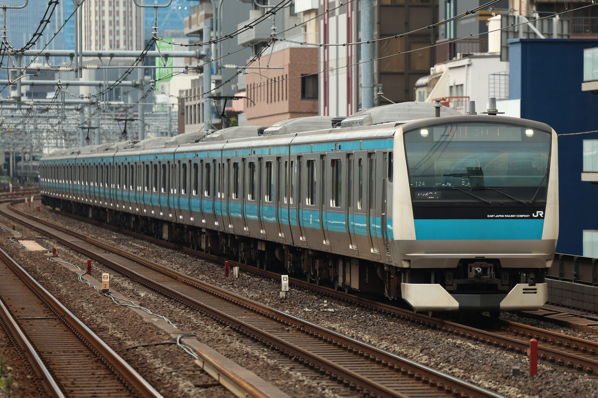 JR東日本 さいたま車両センター E233系 サイ124編成