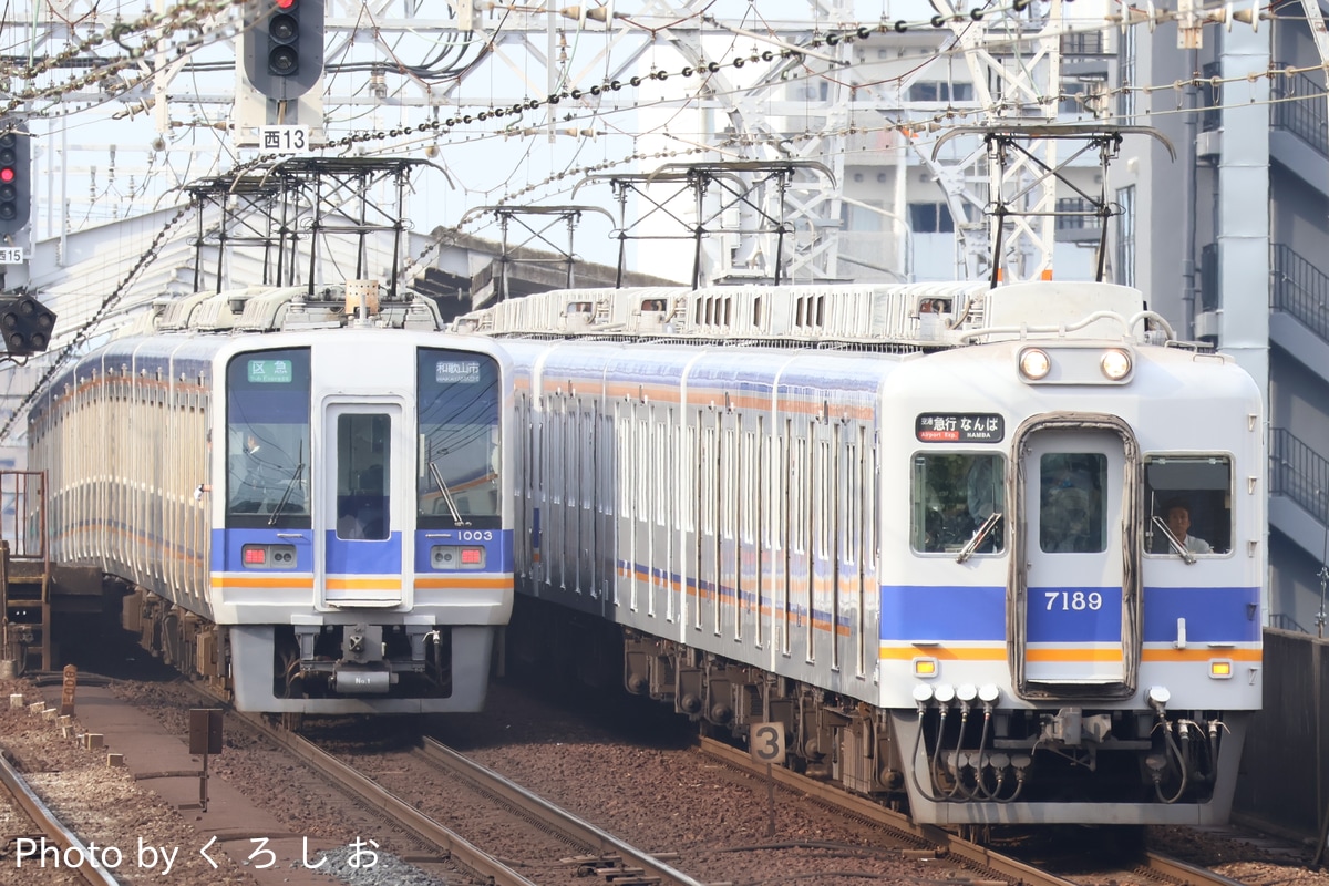 南海電気鉄道 住ノ江検車区 7100系 7189F