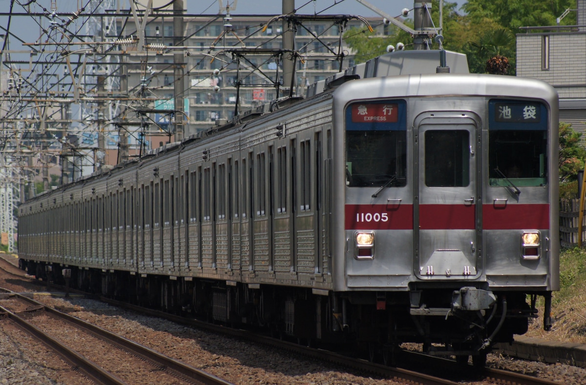 東武鉄道 森林公園検修区 10000系 11005