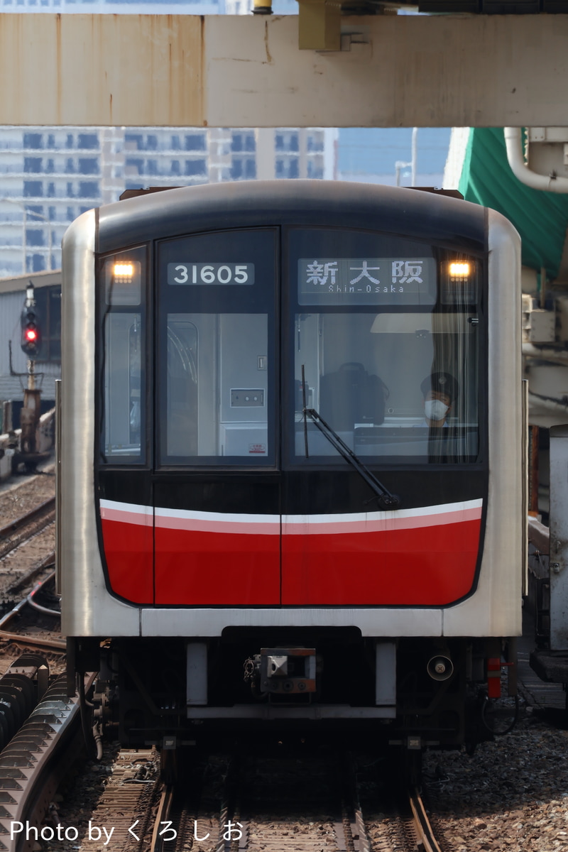 大阪市高速電気軌道 中百舌鳥検車場 30000系 31605F