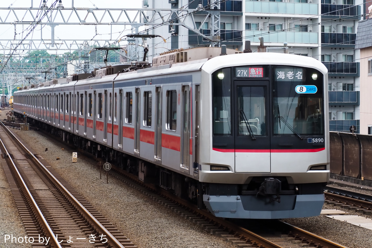東急電鉄 元住吉検車区 5080系 5190F