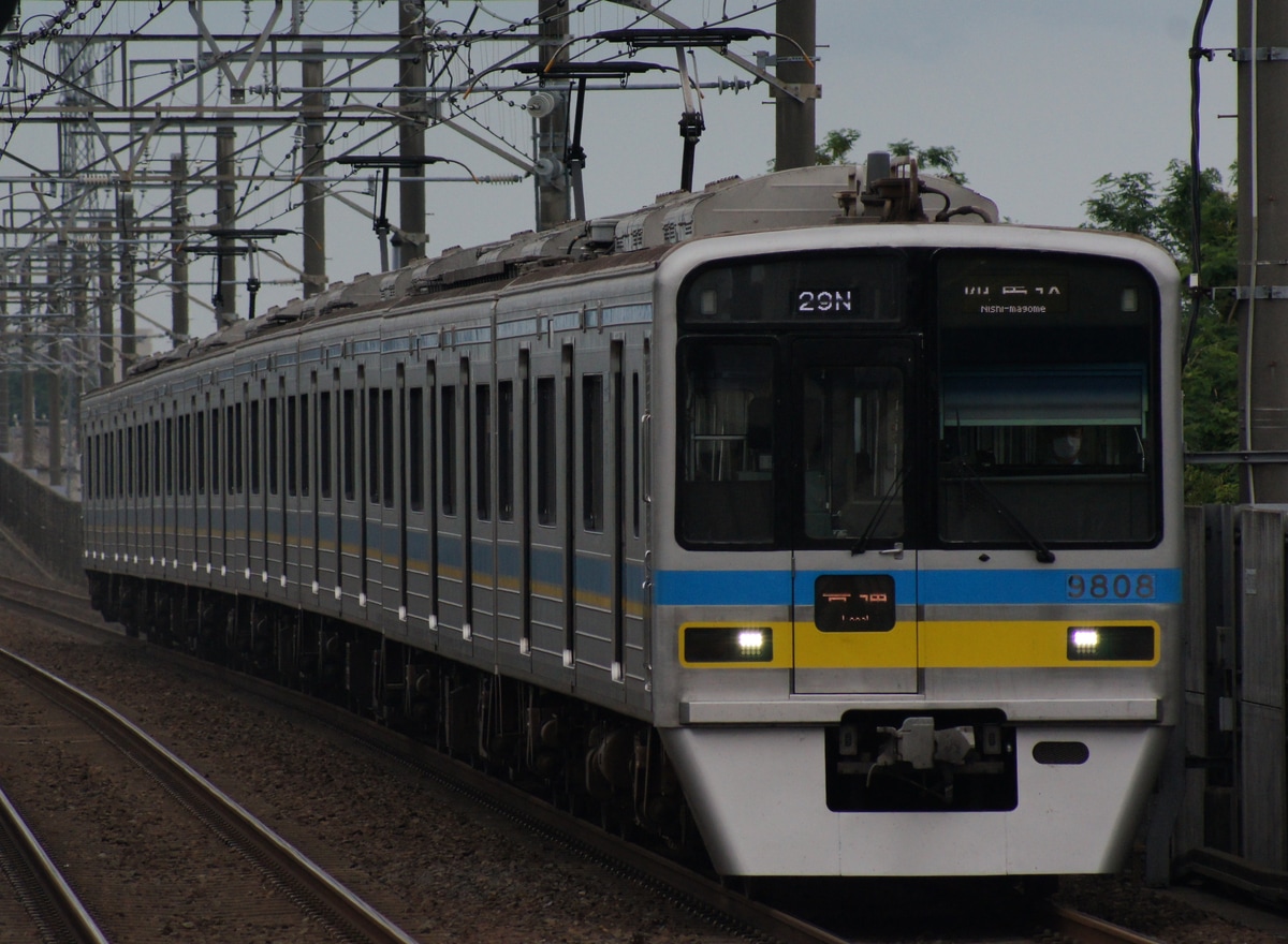 千葉ニュータウン鉄道 印旛車両基地 9800形 9808F
