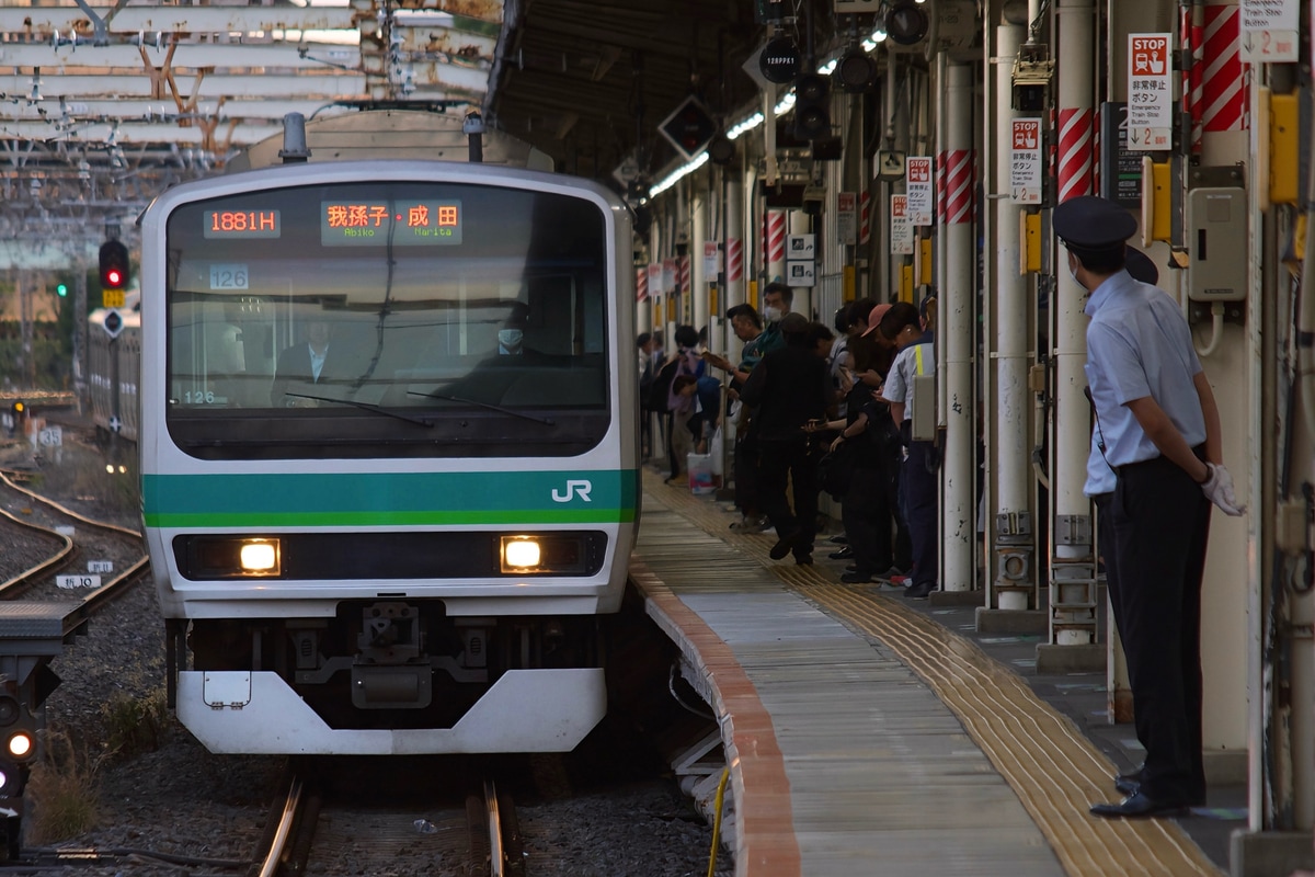 JR東日本 松戸車両センター本区 E231系 マト126編成