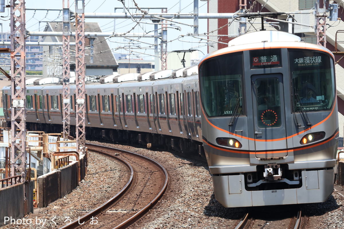 JR西日本 吹田総合車両所森ノ宮支所 323系 LS22編成