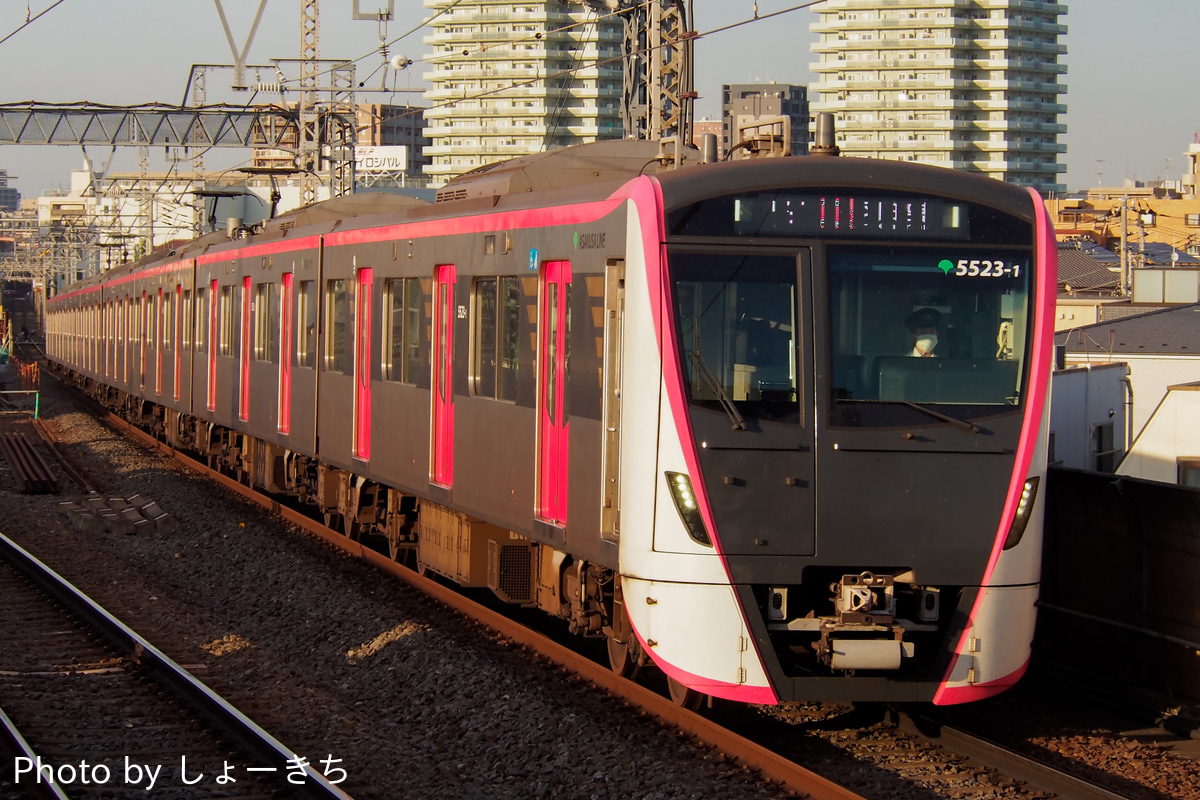 東京都交通局 馬込車両検修場 5500形 5523F