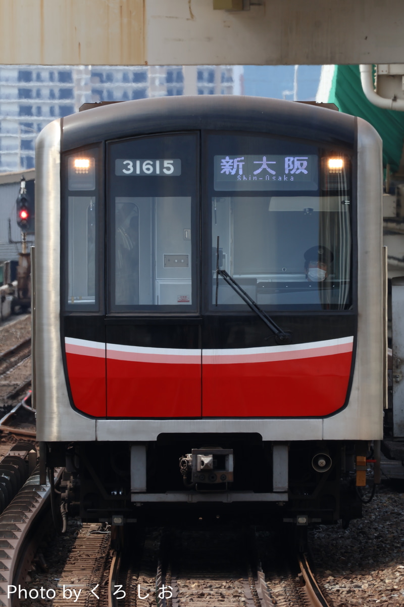 大阪市高速電気軌道 中百舌鳥検車場 30000系 31615F