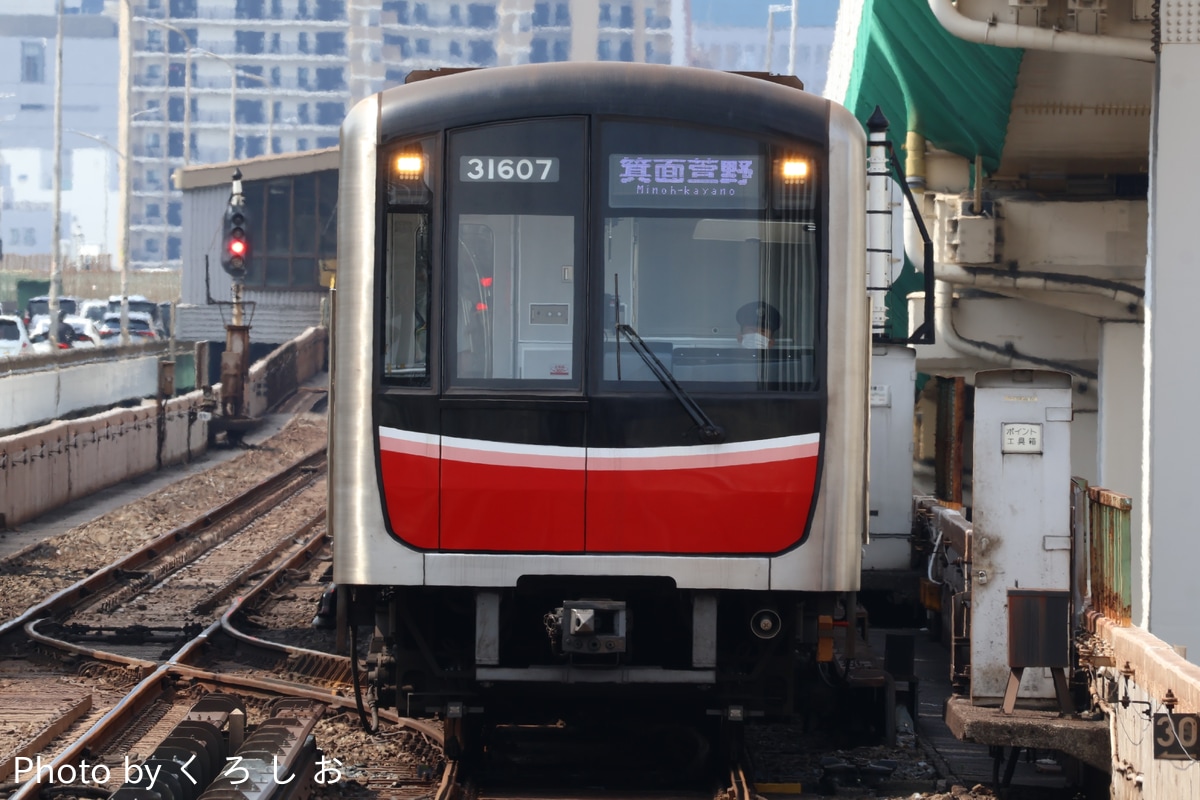 大阪市高速電気軌道 中百舌鳥検車場 30000系 31607F