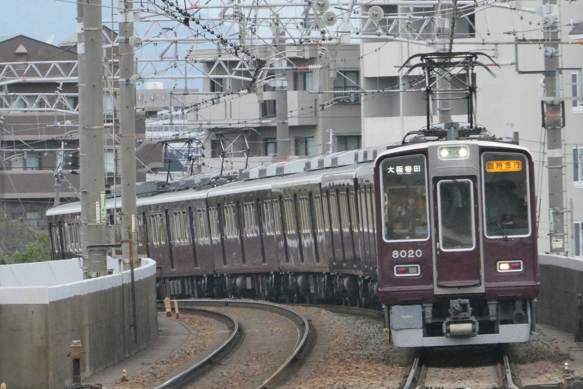 阪急電鉄 西宮車庫 8000系 8020F