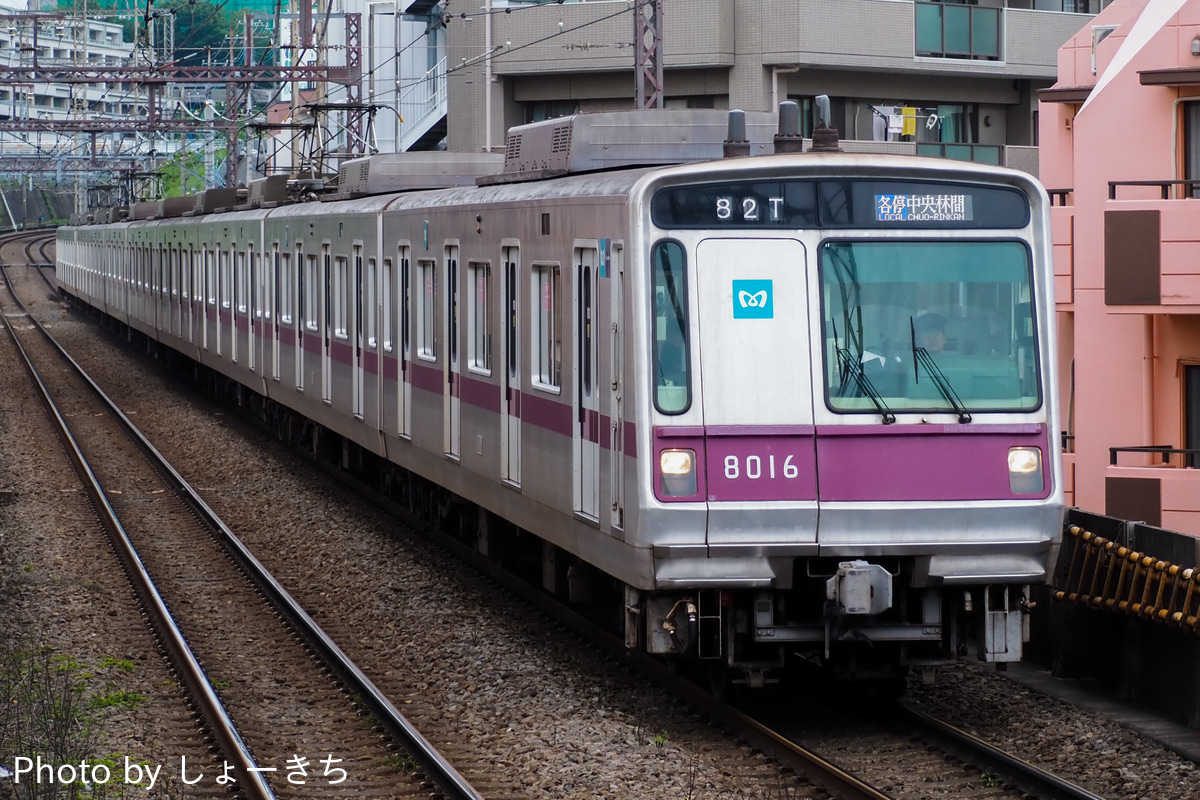 東京メトロ 鷺沼検車区 8000系 8116F