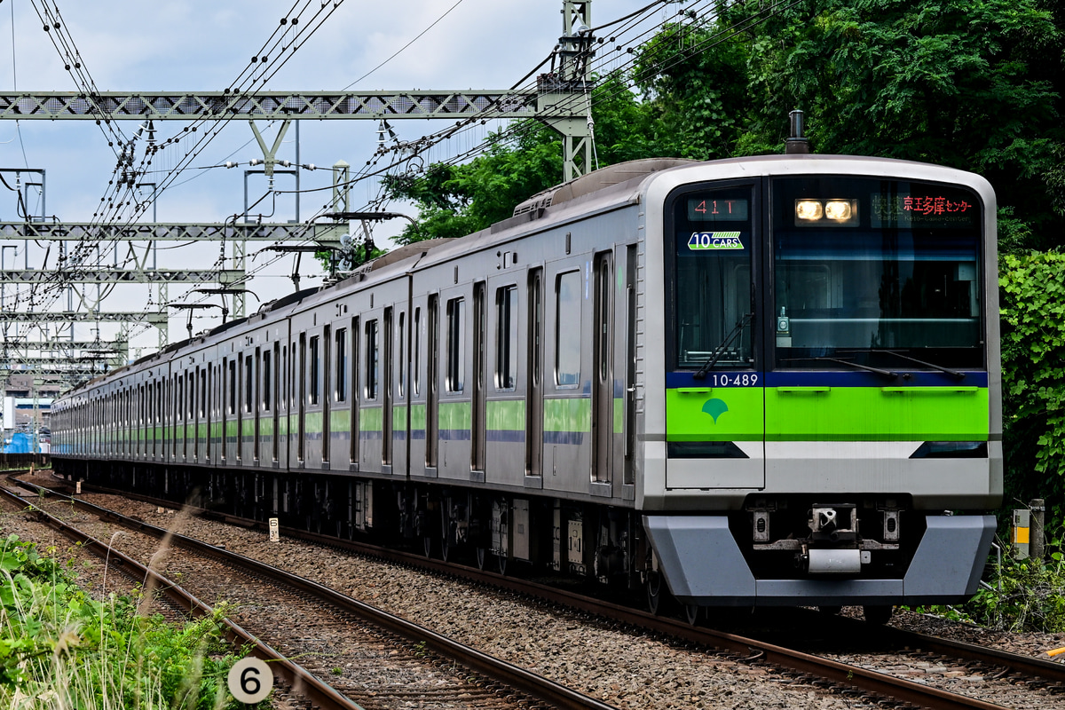 東京都交通局 大島車両検修場 10-300系 10-480F