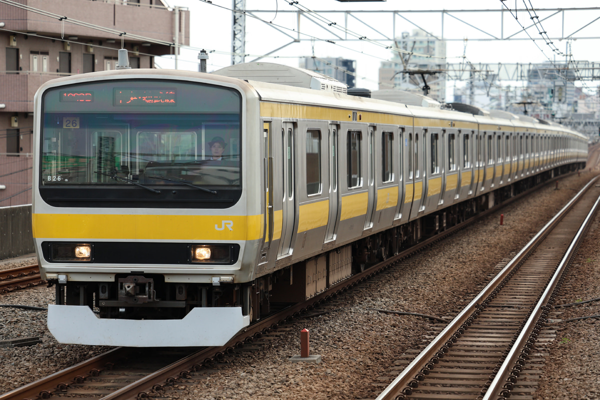 JR東日本 三鷹車両センター E231系 ミツB26編成